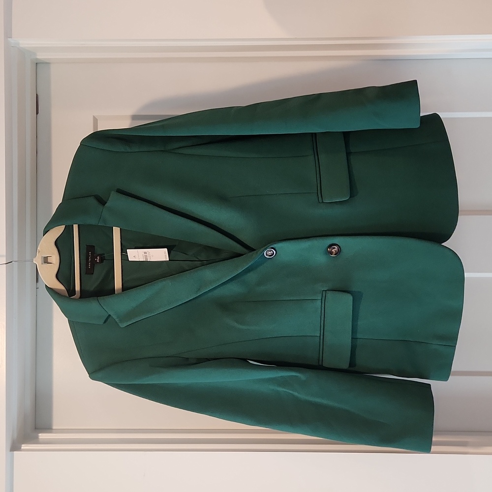 Ann Taylor Emerald Green Blazer Jacket